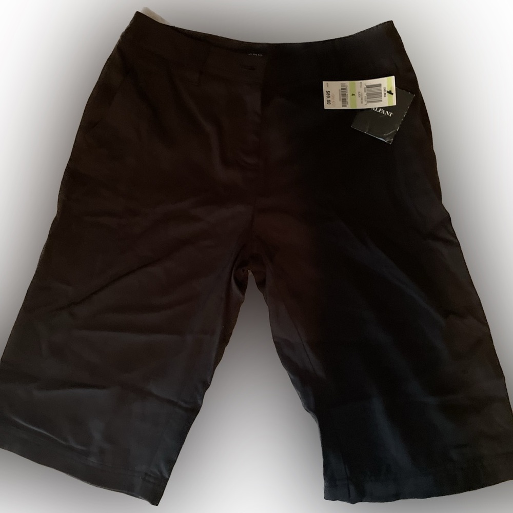NWT, Shorts, Black, Alfani, Size 4.